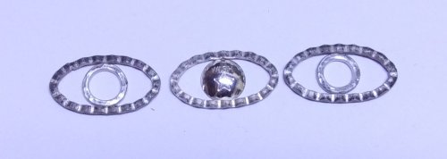 Judy Larson's Ripple Bracelet  - , Metalwork, Cutting, Cutting Tool, Cutters, Dapping, Dapping Jewelry, Filing, Finishing, Findings, Clasps, Components, Tumbling, Tumble, Tumbling Jewelry, Butane Torch, Soldering, Solder, Tools, Fit the small rings 